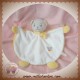 DIVERS SOS DOUDOU OURS PLAT BLANC JAUNE ECHARPE