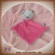 SUCRE D'ORGE SOS DOUDOU OURS KOALA PLAT GRIS LOSANGE ROSE