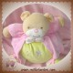 GIFI SOS DOUDOU OURS BEIGE BOULE VERT ROSE PAPILLON