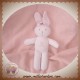 PETIT BATEAU SOS DOUDOU LAPIN ROSE TISSU COEUR