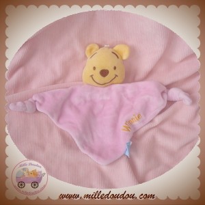 DISNEY SOS DOUDOU OURS WINNIE L'OURSON PLAT ROSE