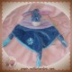 DISNEY DOUDOU BOURRIQUET PLAT LOSANGE BLEU MAUVE NICOTOY