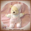 DISNEY SOS DOUDOU OURS WINNIE L'OURSON SALOPETTE ROSE