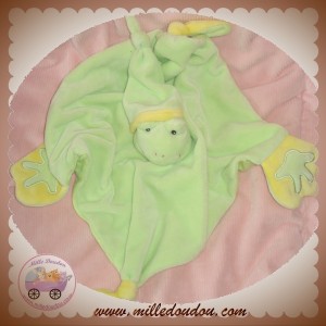 GIPSY SOS DOUDOU GRENOUILLE PLATE VERTE NOEUD PATTES TTBE