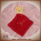 DISNEY SOS DOUDOU OURS WINNIE L'OURSON PLAT ROUGE ETOILES