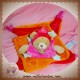 DOUDOU ET COMPAGNIE SOS OURS PRINCESSE INDIDOUS PLAT ORANGE ROUGE