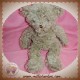 HISTOIRE D'OURS SOS DOUDOU  OURS BOUCLETTE ECRU MARRON