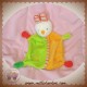 BABY CLUB C&A DOUDOU LAPIN PLAT ORANGE VERT CAROTTE BABY SUN