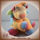 NATTOU DOUDOU LION OASIS ORANGE BLEU ROSE SOS