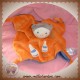 BVBA SOS DOUDOU COSMONAUTE SINGE OURS PLAT ORANGE QUILLES