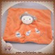 BVBA SOS DOUDOU COSMONAUTE SINGE OURS PLAT ORANGE QUILLES