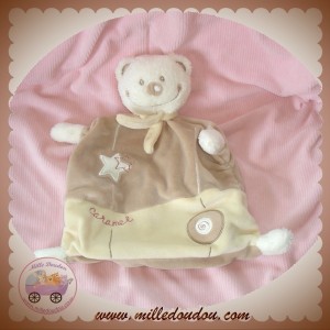 SOS SAUTHON DOUDOU OURS CARAMEL PLAT BEIGE MARRON