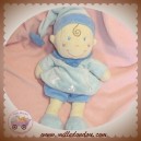 POMMETTE DOUDOU LUTIN GARCON BLEU ETOILE LUNE