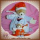 DOUDOU ET COMPAGNIE OURS FIRMIN AVEC BEBE BLEU ORANGE