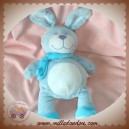 BENGY DOUDOU PELUCHE LAPIN BLEU ECHARPE SOS