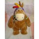 LASCAR DOUDOU PELUCHE CHEVAL INDIEN MARRON