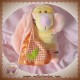 DISNEY DOUDOU TIGROU ORANGE MOUCHOIR SATINEE VER DE TERRE