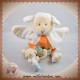 DOUDOU ET COMPAGNIE SOS MARIO MOUTON MARIONNETTE ORANGE BEBE