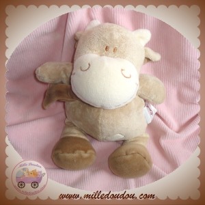 BENGY DOUDOU VACHE BEIGE MARRON ECHARPE SOS