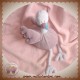 JACADI DOUDOU CICOGNE PRUNE MAUVE FOULARD SOS