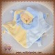 BABYNAT BABY NAT DOUDOU OURS BEIGE PLAT BLEU JAUNE SOS