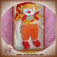 DOUDOU ET COMPAGNIE CLOWN ORANGE JAUNE SOL DO MOUCHOIR SOS