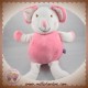 SUCRE D'ORGE DOUDOU SOURIS ROSE CLAIR FONCE SOS