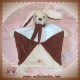 MAILOU DOUDOU LAPIN PLAT BEIGE MARRON BLANC SOS