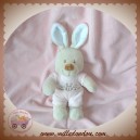 GRAIN DE BLE DOUDOU PELUCHE LAPIN BEIGE ROSE SOS