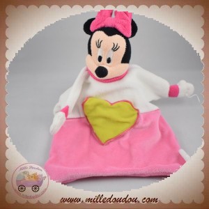 DISNEY DOUDOU MINNIE PLAT BLANC ROSE COEUR SOS DISNEYLAND