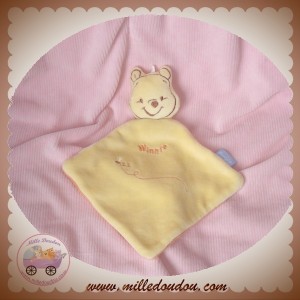 DISNEY DOUDOU OURS WINNIE L'OURSON PLAT JAUNE SOS