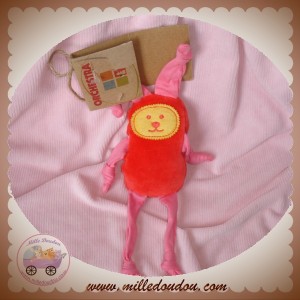 ORCHESTRA DOUDOU LAPIN ROUGE ROSE SOS NEUF