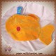 DUDU DOUDOU BALEINE POISSON ORANGE PLAT SOS