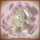 GIPSY DOUDOU LAPIN BOUCLETTE ECRU REFLET MARRON SOS