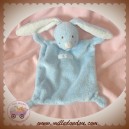 GRAIN DE BLE DOUDOU LAPIN BLEU PLAT BLANC SOS