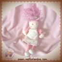 KALOO DOUDOU POUPEE FILLE ROSE ROBE SOS