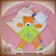 NICOTOY DOUDOU RENARD OURS PLAT ORANGE SOS