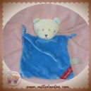 TAPE A L'OEIL DOUDOU OURS ECRU PLAT BLEU SUBMARINE SOS