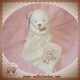 DOUDOU ET COMPAGNIE SOS OURS BOULE BLANC BIO MOUCHOIR