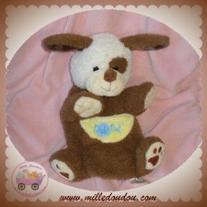 BABYNAT BABY NAT DOUDOU CHIEN MARIONNETTE MARRON SOS