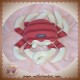 SAINT JAMES DOUDOU CRABE A RAYURES ROUGE SOS