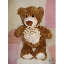 MAXITA SOS DOUDOU PELUCHE OURS BOUCLETTE MARRON ECRU