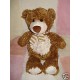 MAXITA DOUDOU PELUCHE OURS BOUCLETTE MARRON ECRU