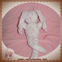 PETIT BATEAU DOUDOU LAPIN ROSE BONBON TISSU SOS