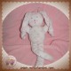 PETIT BATEAU DOUDOU LAPIN ROSE BONBON TISSU SOS