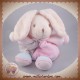 KALOO DOUDOU LAPIN CORPS TROU ROSE LILIBLUE SOS