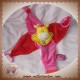 DOUDOU ET COMPAGNIE SOS GIRAFE PLATE ROSE ROUGE