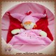 VETIR DOUDOU POUPEE FILLE ROSE PLATE CHEVEUX ORANGE SOS