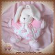 KALOO DOUDOU LAPIN ROSE BOULE FLEUR HOCHET LILIROSE SOS