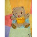 CHICCO SOS DOUDOU OURS BEIGE MARIONNETTE HAUT JAUNE ECUREUIL